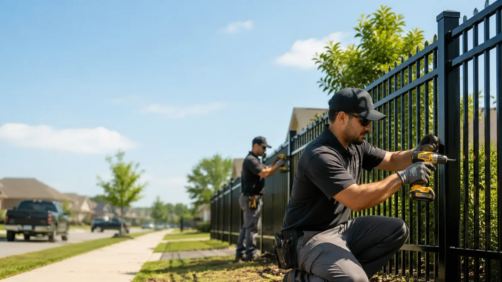 Metal Fence Installation in Hoffman Estates, IL